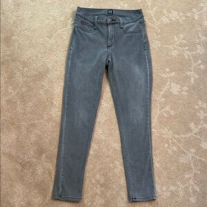 Gap Knit Favorite Gray Jegging Jeans, Sz 26
